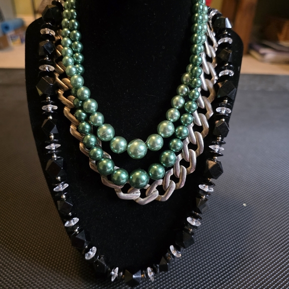 3.6 Lb Vintage Beaded Bauble Antique Pearl Style Necklace Lot - Picture 4 of 14